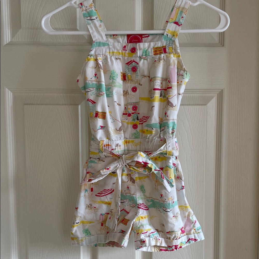 Joules Colorful Kids Romper with Nautical Print